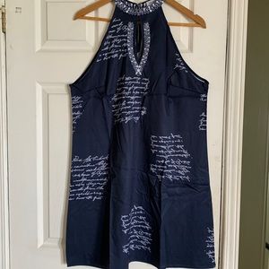 NWOT blue cocktail dress